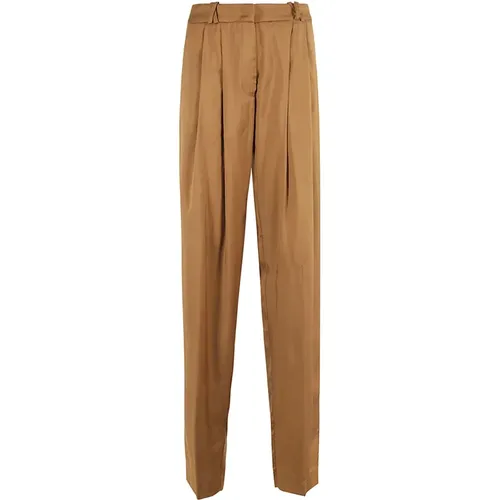 Trousers > Straight Trousers - - Federica Tosi - Modalova