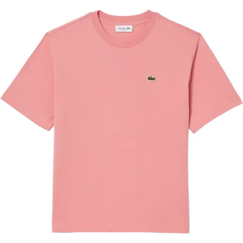 Lacoste - Tops > T-Shirts - Pink - Lacoste - Modalova