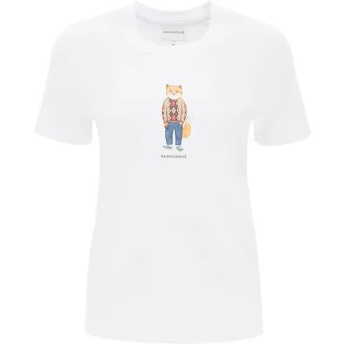 Tops > T-Shirts - - Maison Kitsuné - Modalova