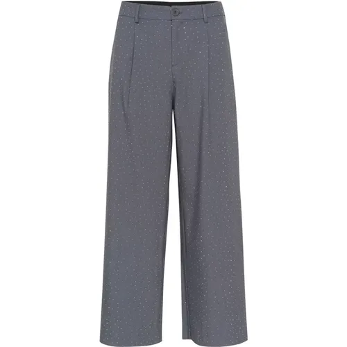 Trousers > Wide Trousers - - Cream - Modalova