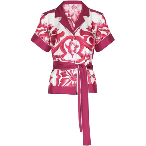 Blouses & Shirts > Kimonos - - Dolce & Gabbana - Modalova