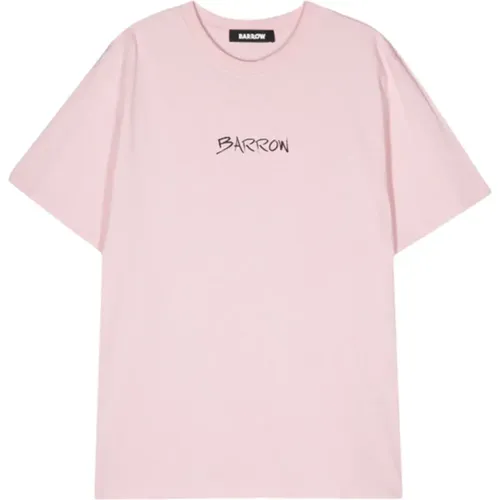 Barrow - Tops > T-Shirts - Pink - Barrow - Modalova