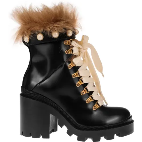 Shoes > Boots > Lace-up Boots - - Gucci - Modalova