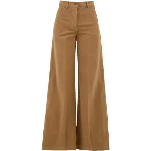 Trousers > Wide Trousers - - Aspesi - Modalova