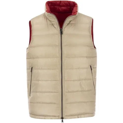 Herno - Jackets > Vests - Beige - Herno - Modalova