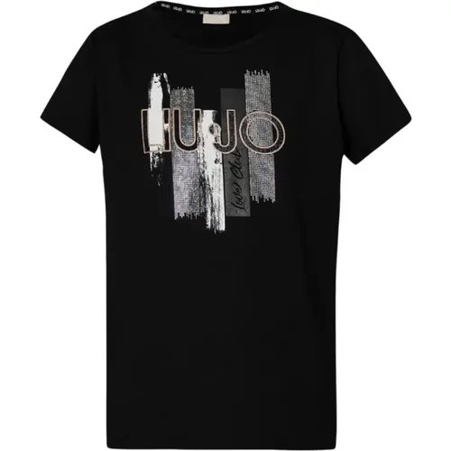 Liu Jo - Tops > T-Shirts - Black - Liu Jo - Modalova