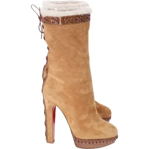 Pre-owned > Pre-owned Shoes > Pre-owned Boots - - Christian Louboutin Pre-owned - Modalova