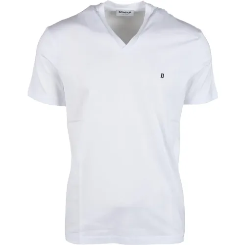 Dondup - Tops > T-Shirts - White - Dondup - Modalova