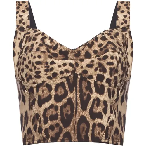 Tops > Sleeveless Tops - - Dolce & Gabbana - Modalova