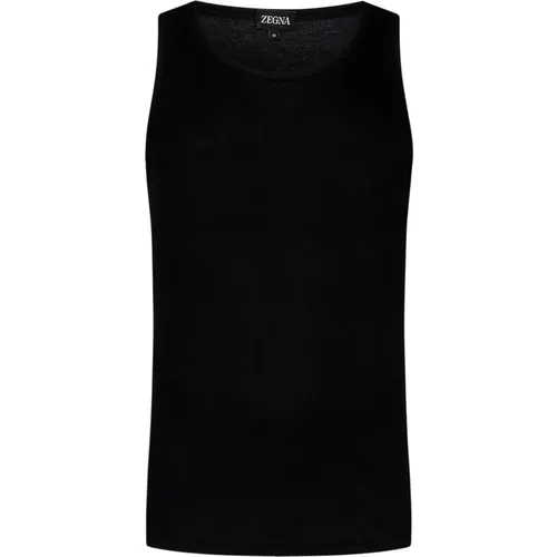 Tops > Sleeveless Tops - - Ermenegildo Zegna - Modalova