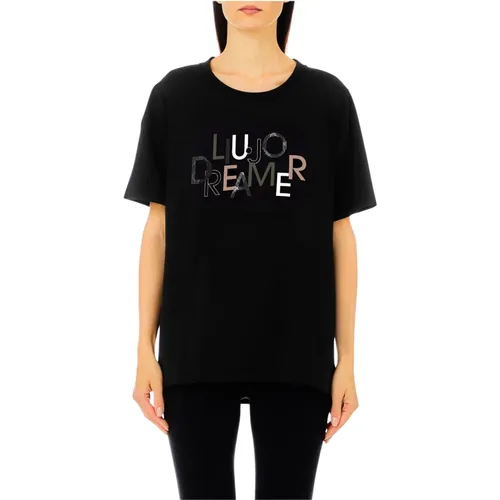 Liu Jo - Tops > T-Shirts - Black - Liu Jo - Modalova