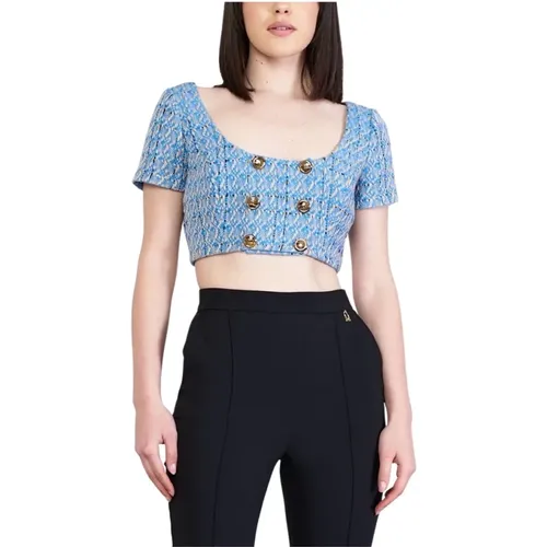 Elisabetta Franchi - Tops - Blue - Elisabetta Franchi - Modalova