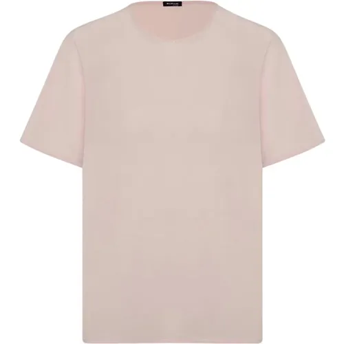 Kiton - Tops > T-Shirts - Pink - Kiton - Modalova