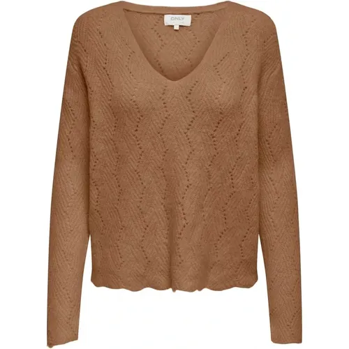 Knitwear > V-neck Knitwear - - Only - Modalova