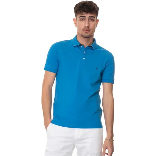 Fay - Tops > Polo Shirts - Blue - Fay - Modalova