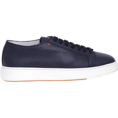 Santoni - Shoes > Sneakers - Blue - Santoni - Modalova