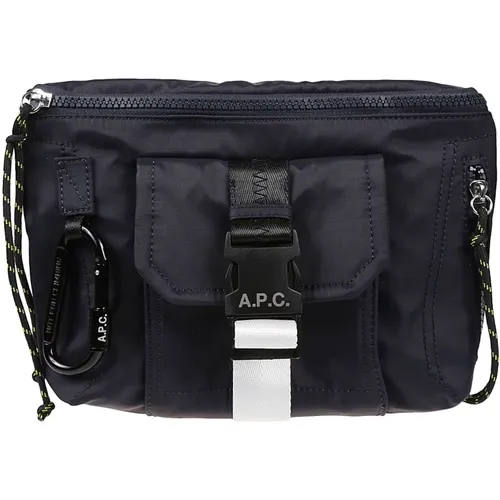 A.p.c. - Bags > Belt Bags - Blue - A.p.c. - Modalova