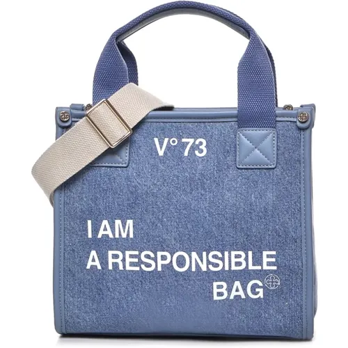 V73 - Bags > Handbags - Blue - V73 - Modalova