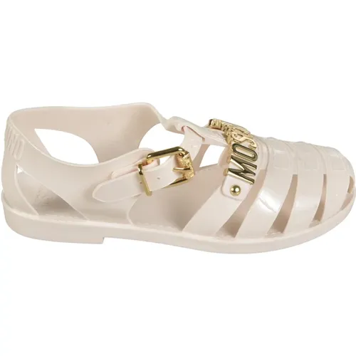 Shoes > Sandals > Flat Sandals - - Moschino - Modalova