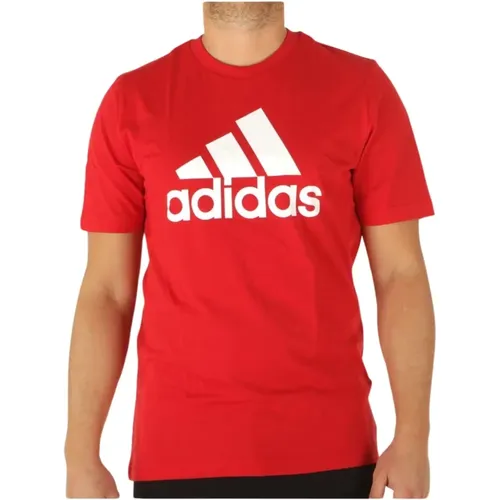Adidas - Tops > T-Shirts - Red - Adidas - Modalova