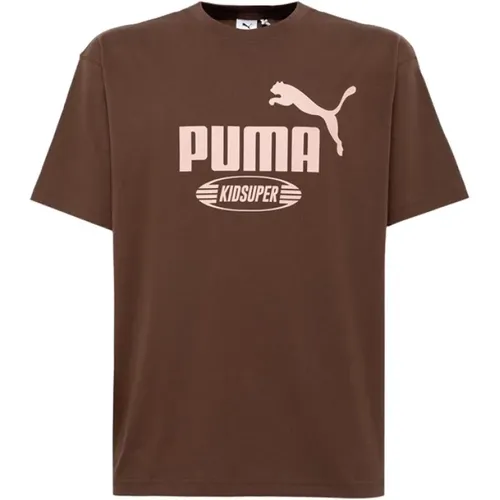 Puma - Tops > T-Shirts - Brown - Puma - Modalova