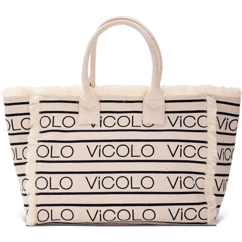 ViCOLO - Bags > Tote Bags - Beige - ViCOLO - Modalova
