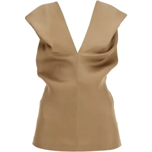 Tops > Sleeveless Tops - - Khaite - Modalova