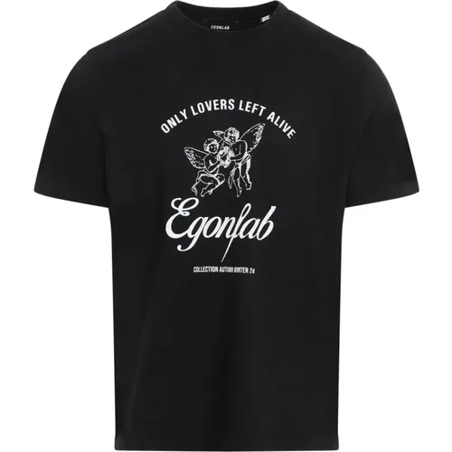 EgonLab - Tops > T-Shirts - Black - EgonLab - Modalova