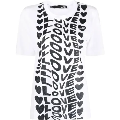 Tops > T-Shirts - - Love Moschino - Modalova