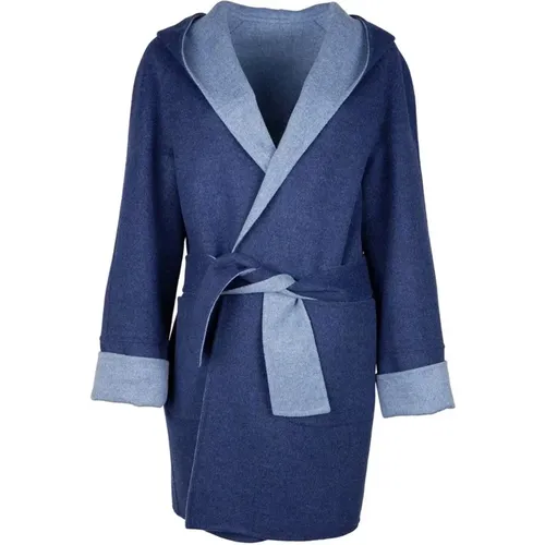 Coats > Belted Coats - - Made in Italia - Modalova