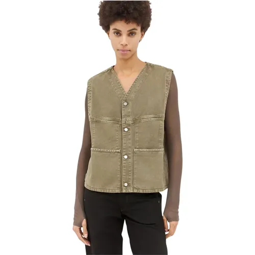 Lemaire - Jackets > Vests - Green - Lemaire - Modalova