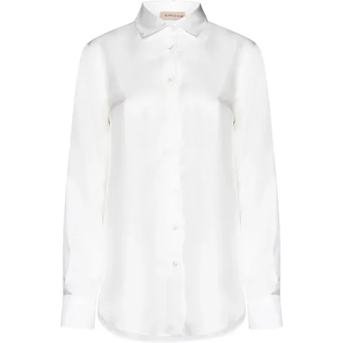 Blouses & Shirts > Shirts - - Blanca Vita - Modalova