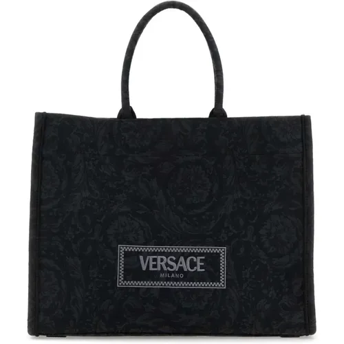 Versace - Bags > Handbags - Black - Versace - Modalova