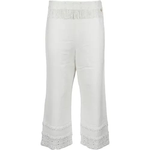 Trousers > Wide Trousers - - Twinset - Modalova