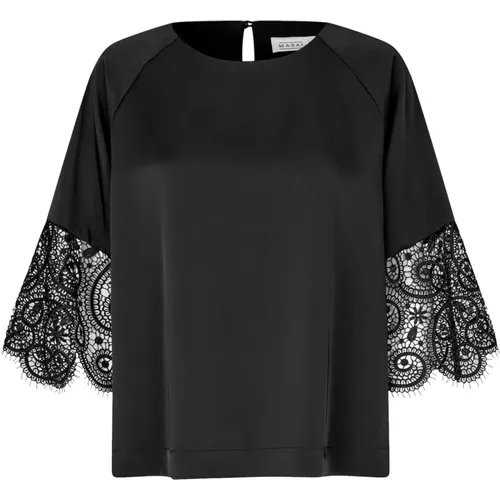 Masai - Tops > T-Shirts - Black - Masai - Modalova