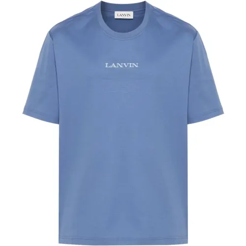 Lanvin - Tops > T-Shirts - Blue - Lanvin - Modalova