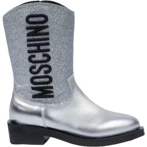 Kids > Shoes > Boots - - Moschino - Modalova