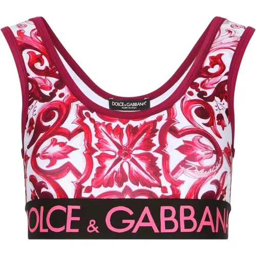 Sport > Fitness > Training Tops > Sport Bras - - Dolce & Gabbana - Modalova