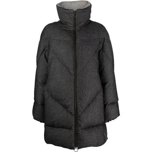 Eleventy - Coats > Parkas - Gray - Eleventy - Modalova