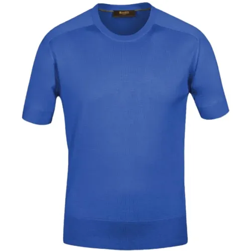 Moorer - T-shirts - Bleu - Moorer - Modalova