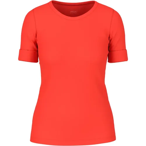 Marc Cain - Tops > T-Shirts - Red - Marc Cain - Modalova