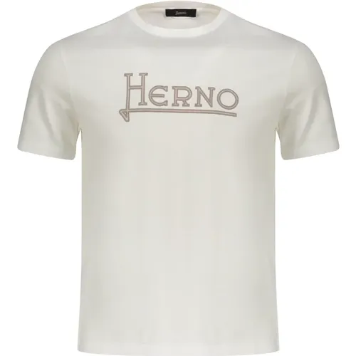 Herno - Tops > T-Shirts - White - Herno - Modalova