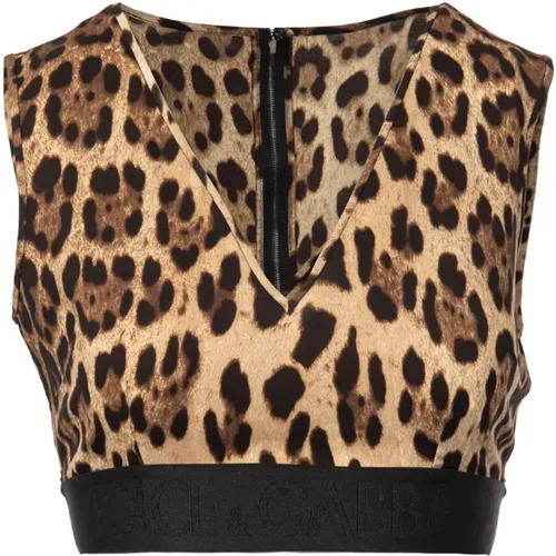 Tops > Sleeveless Tops - - Dolce & Gabbana - Modalova