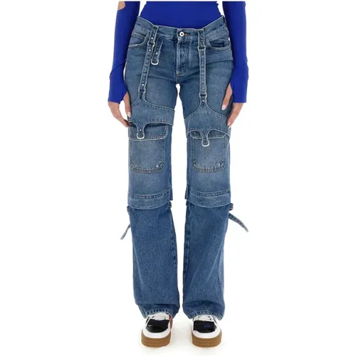 Jeans > Straight Jeans - - Off White - Modalova