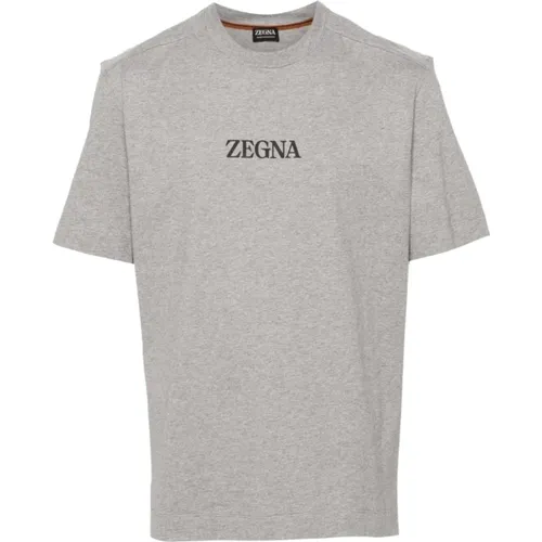 Tops > T-Shirts - - Ermenegildo Zegna - Modalova