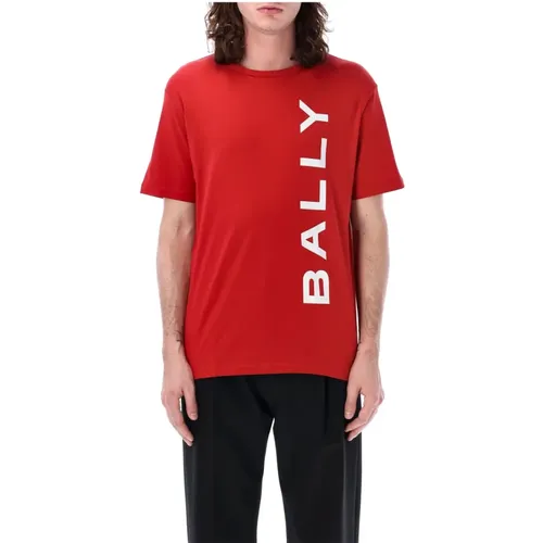 Bally - Tops > T-Shirts - Red - Bally - Modalova