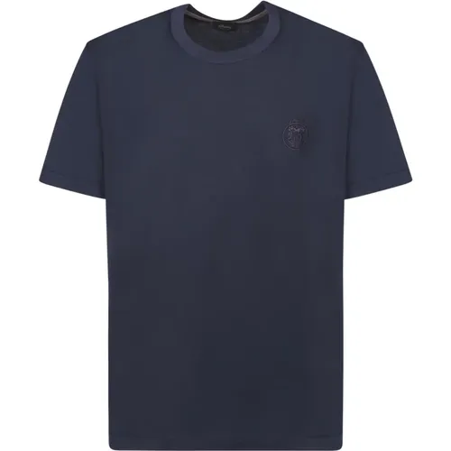 Brioni - Tops > T-Shirts - Blue - Brioni - Modalova