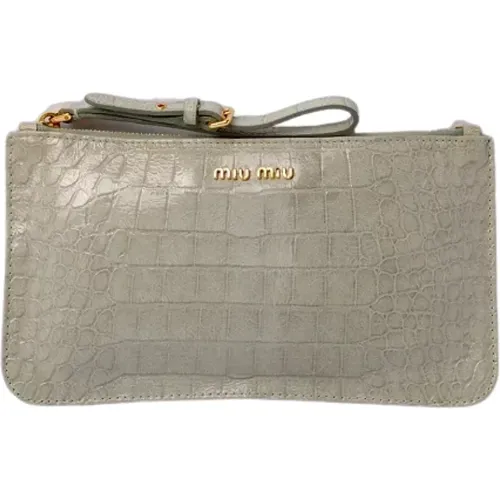 Pre-owned > Pre-owned Bags > Pre-owned Clutches - - Miu Miu Pre-owned - Modalova