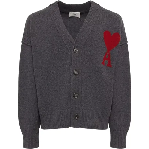 Knitwear > Cardigans - - Ami Paris - Modalova