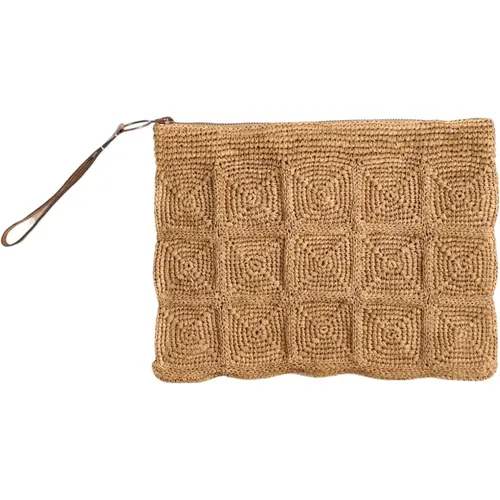 Ibeliv - Bags > Clutches - Beige - Ibeliv - Modalova